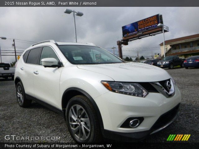 2015 Nissan Rogue SL AWD in Pearl White