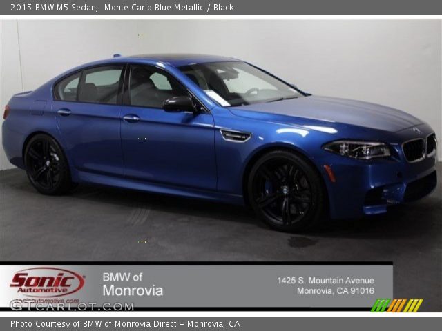 2015 BMW M5 Sedan in Monte Carlo Blue Metallic