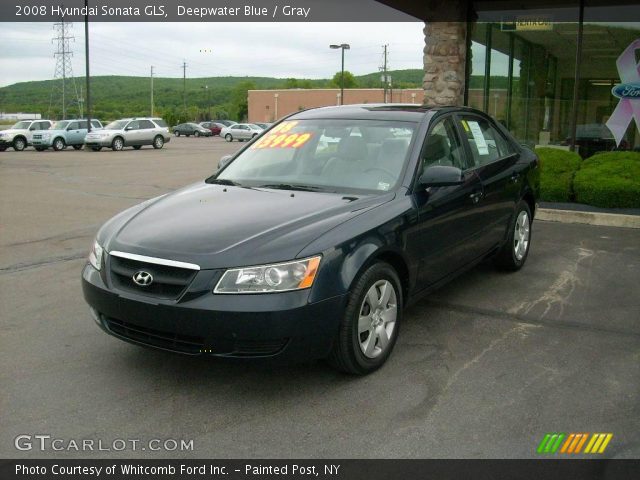 2008 Hyundai Sonata GLS in Deepwater Blue