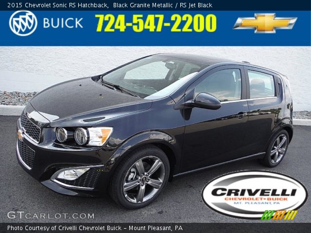 2015 Chevrolet Sonic RS Hatchback in Black Granite Metallic