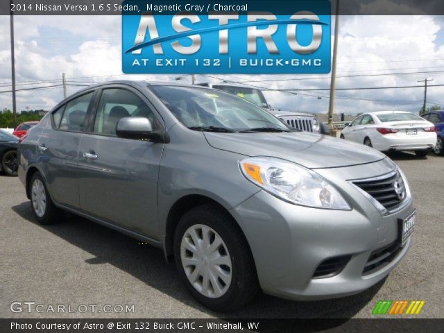 2014 Nissan Versa 1.6 S Sedan in Magnetic Gray