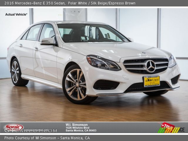 2016 Mercedes-Benz E 350 Sedan in Polar White