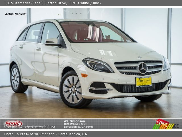 2015 Mercedes-Benz B Electric Drive in Cirrus White