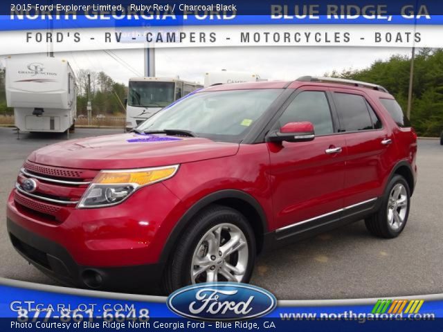 2015 Ford Explorer Limited in Ruby Red