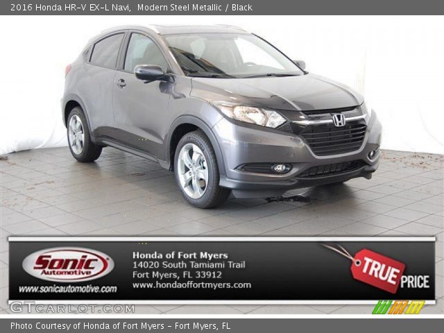 2016 Honda HR-V EX-L Navi in Modern Steel Metallic