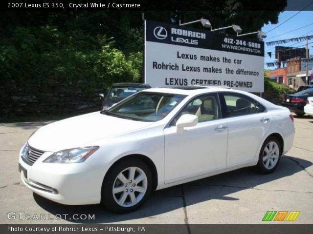 2007 Lexus ES 350 in Crystal White