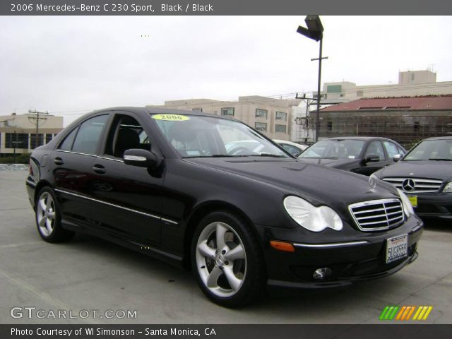2006 Mercedes-Benz C 230 Sport in Black