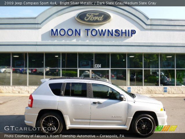 2009 Jeep Compass Sport 4x4 in Bright Silver Metallic