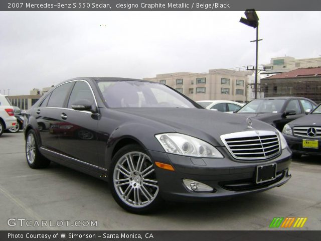 2007 Mercedes-Benz S 550 Sedan in designo Graphite Metallic