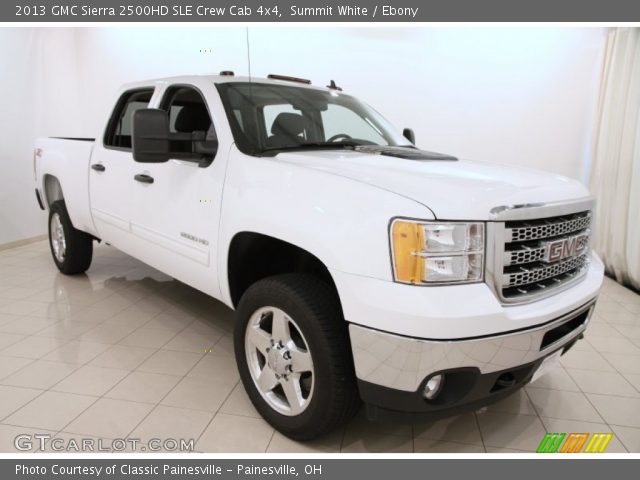 2013 GMC Sierra 2500HD SLE Crew Cab 4x4 in Summit White