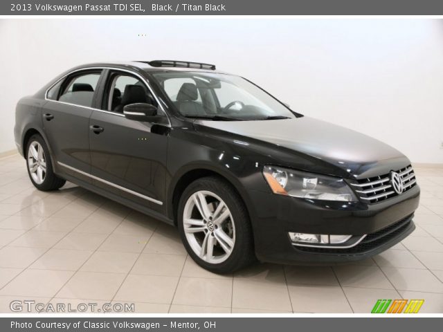 2013 Volkswagen Passat TDI SEL in Black