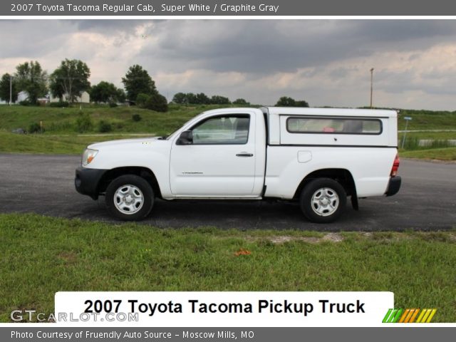 2007 Toyota Tacoma Regular Cab in Super White