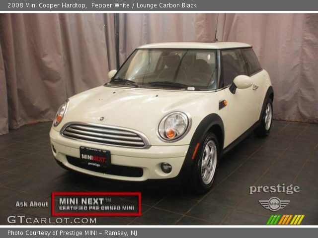 2008 Mini Cooper Hardtop in Pepper White
