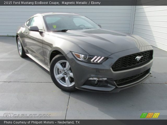 2015 Ford Mustang EcoBoost Coupe in Magnetic Metallic