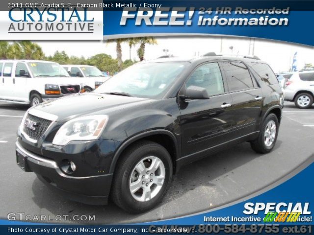 2011 GMC Acadia SLE in Carbon Black Metallic