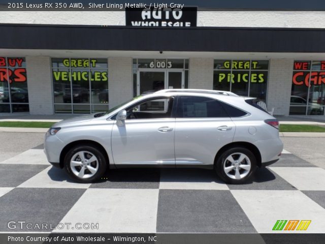 2015 Lexus RX 350 AWD in Silver Lining Metallic