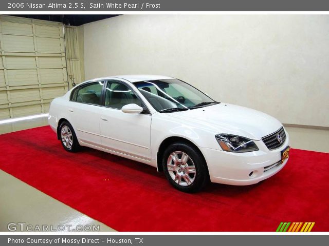 2006 Nissan Altima 2.5 S in Satin White Pearl