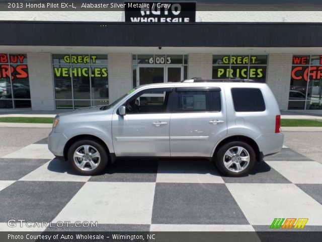 2013 Honda Pilot EX-L in Alabaster Silver Metallic