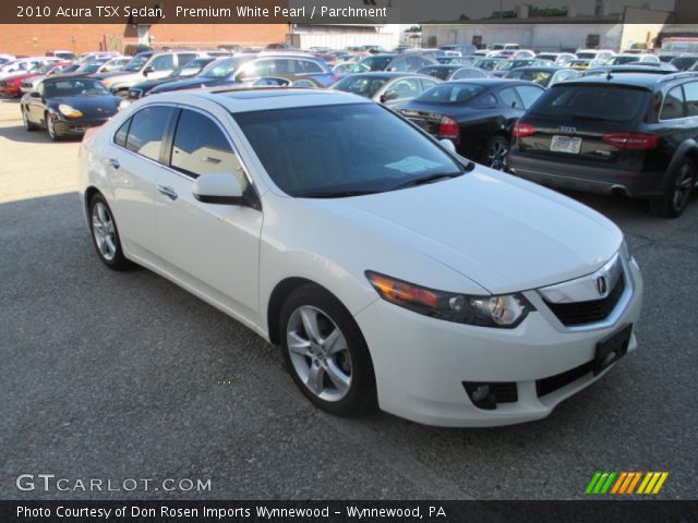 2010 Acura TSX Sedan in Premium White Pearl