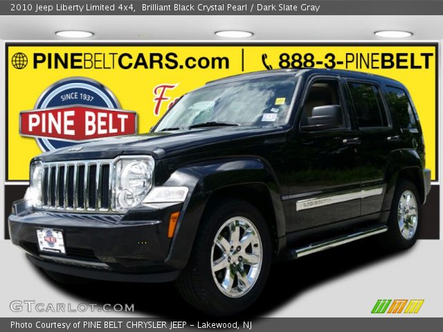 2010 Jeep Liberty Limited 4x4 in Brilliant Black Crystal Pearl