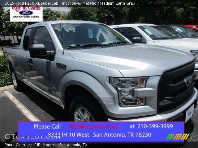 2015 Ford F150 XL SuperCab in Ingot Silver Metallic