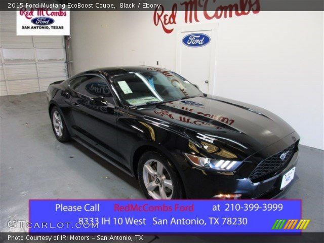2015 Ford Mustang EcoBoost Coupe in Black