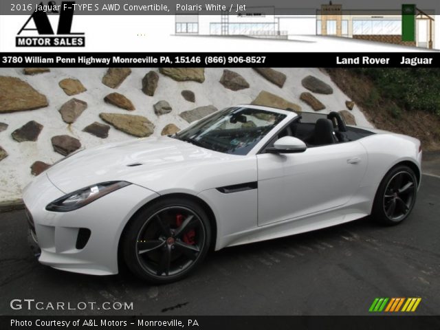 2016 Jaguar F-TYPE S AWD Convertible in Polaris White