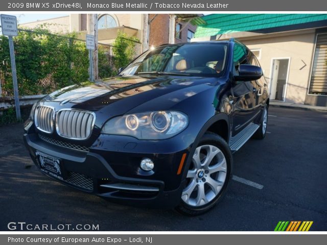2009 BMW X5 xDrive48i in Monaco Blue Metallic
