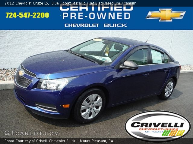 2012 Chevrolet Cruze LS in Blue Topaz Metallic