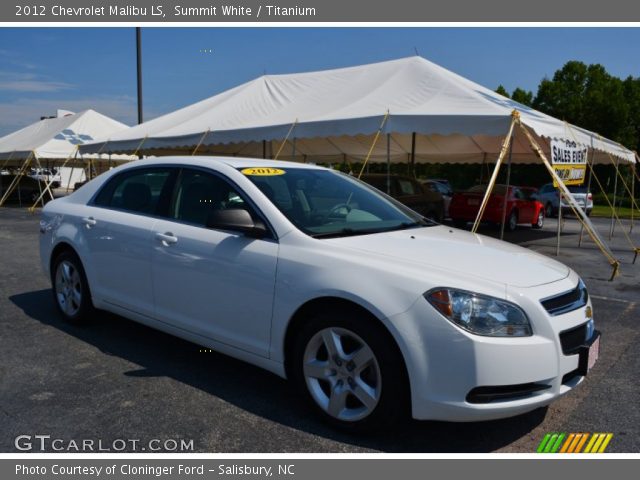 2012 Chevrolet Malibu LS in Summit White