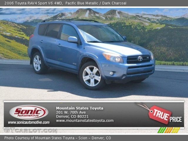 2006 Toyota RAV4 Sport V6 4WD in Pacific Blue Metallic