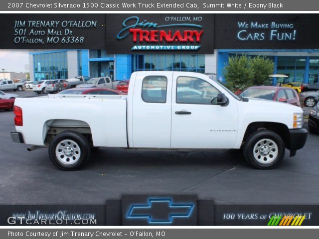 2007 Chevrolet Silverado 1500 Classic Work Truck Extended Cab in Summit White