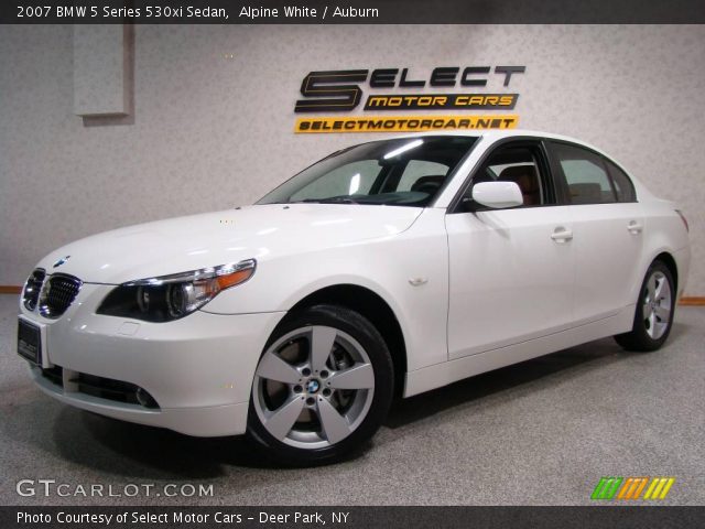 2007 BMW 5 Series 530xi Sedan in Alpine White