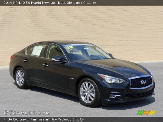 2014 Infiniti Q 50 Hybrid Premium in Black Obsidian