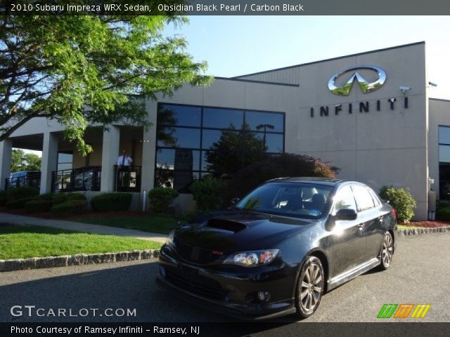 2010 Subaru Impreza WRX Sedan in Obsidian Black Pearl