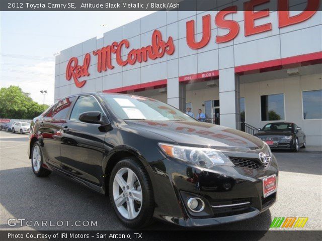 2012 Toyota Camry SE in Attitude Black Metallic
