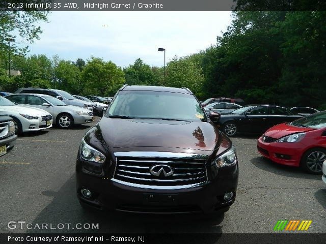 2013 Infiniti JX 35 AWD in Midnight Garnet