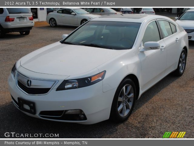 2012 Acura TL 3.5 Technology in Bellanova White Pearl