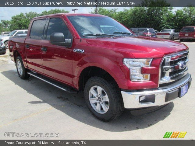 2015 Ford F150 XLT SuperCrew in Ruby Red Metallic