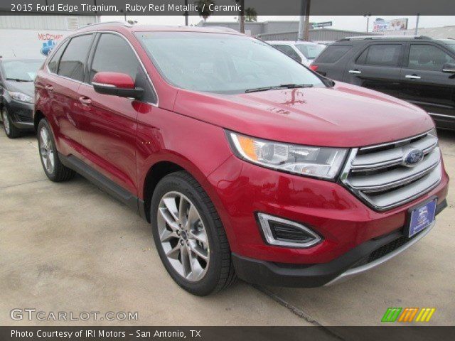 2015 Ford Edge Titanium in Ruby Red Metallic