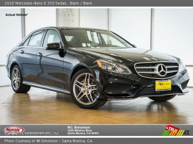 2016 Mercedes-Benz E 350 Sedan in Black