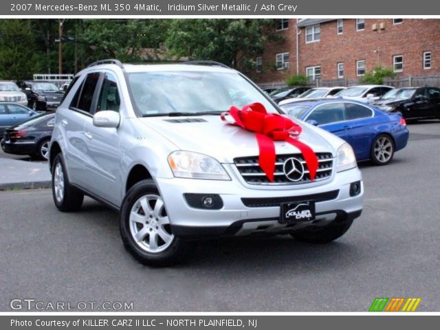 2007 Mercedes-Benz ML 350 4Matic in Iridium Silver Metallic