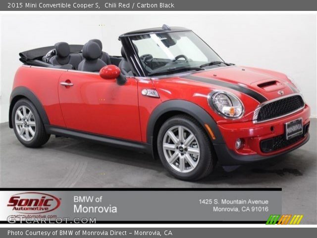 2015 Mini Convertible Cooper S in Chili Red