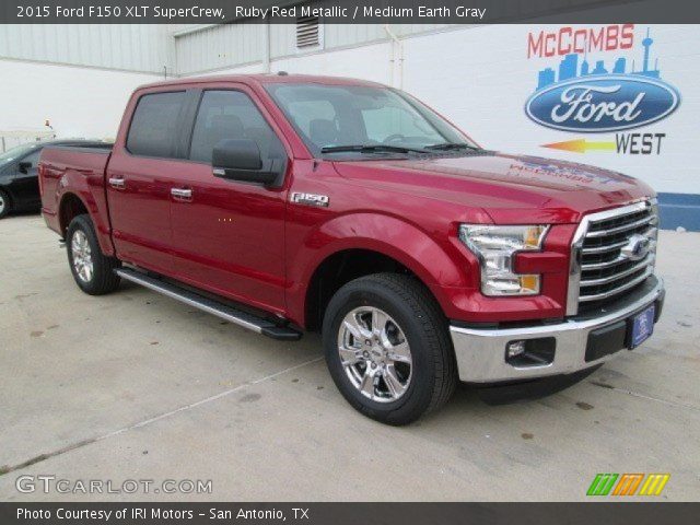 2015 Ford F150 XLT SuperCrew in Ruby Red Metallic