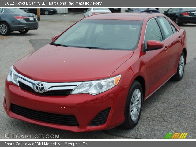 2012 Toyota Camry LE in Barcelona Red Metallic