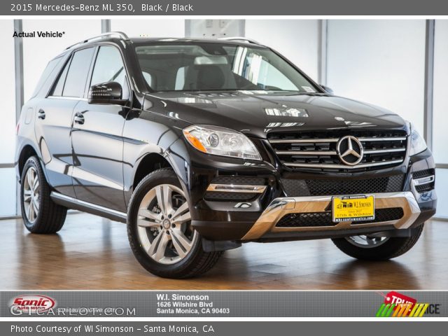 2015 Mercedes-Benz ML 350 in Black