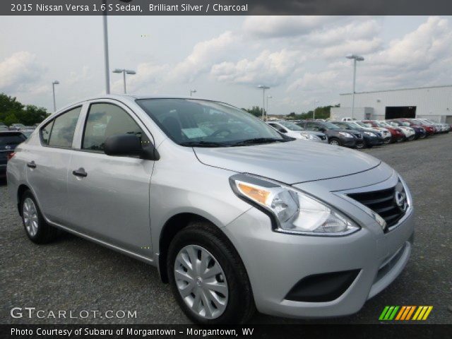 2015 Nissan Versa 1.6 S Sedan in Brilliant Silver