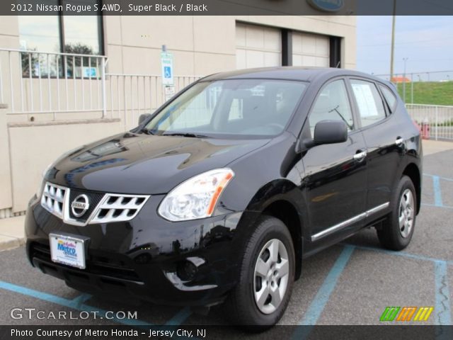 2012 Nissan Rogue S AWD in Super Black