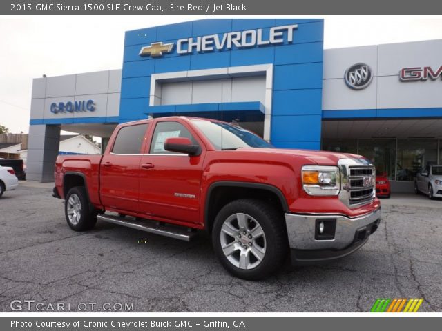 2015 GMC Sierra 1500 SLE Crew Cab in Fire Red