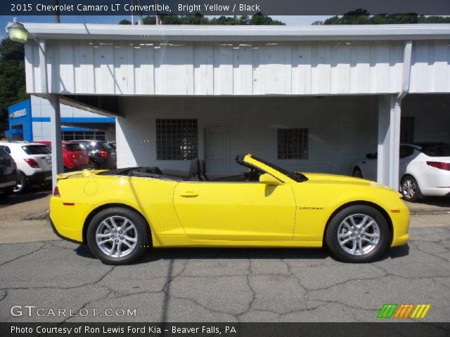 2015 Chevrolet Camaro LT Convertible in Bright Yellow
